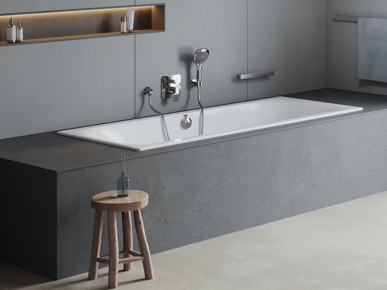 Moderne Badewanne Einbau